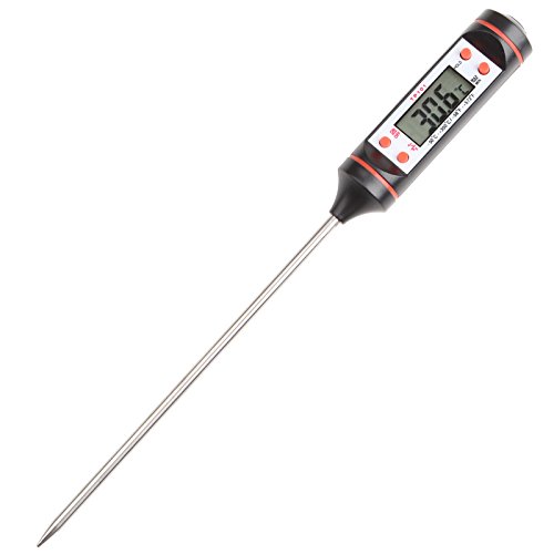 BBQ funland Cooking Thermometer - Instant Read - Best Digital Thermometer for All Food, Grill, BBQ and Candy