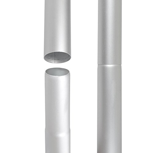 Yeshom 20ft Aluminum Sectional Flagpole Kit Free US American Flag Outdoor Halyard Pole