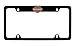 Harley-Davidson Flat Matte Black License Plate Frame Holder Color 3D Bar Shield