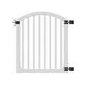 WamBam Traditional 4 by 4-Feet Premium Vinyl Yard and Pool Gate with Powder Coated Stainless Steel Hardware