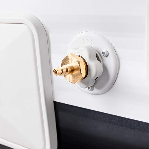 Heavy Duty RV and Camper Winterizing Blowout Plug Quick Connect Air Compressor | Easy Grip | Commercial Grade | Quick Connect Brass Fitting to Winterize Boats Motorhomes |Travel Trailers |Garden Hoses