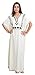 Moroccan Caftans Women Breathable Handmade Butterfly Style Embroidery Ethnic Design Beige