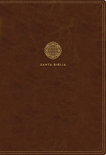 RVR60, Santa Biblia, Letra Supergigante, Leathersoft, Café, con Índice y Cierre, Comfort Print (Spanish Edition)