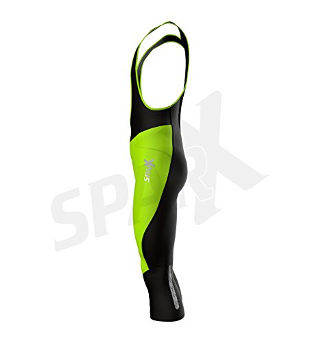 image for Sparx Sports Sparx Men's Thermal 3/4 Cycling Bib Shorts Roubaix Winter