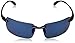 Costa Del Mar Mens Cayan Rectangular Sunglasses, Thunder Grey/Grey Blue Mirrored Polarized-580P, 65 mm