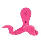 SmartHook ColorZ Garment Friendly Double Hook (Each, Bright Pink)
