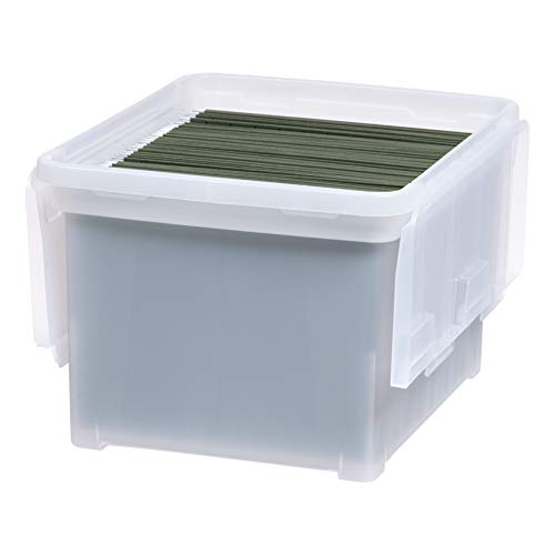 IRIS Letter and Legal Size Wing Lid File Box, Pearl Pricepulse