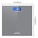 Hippih 400lb / 180kg Electronic Bathroom Scale with Tempered Right Angle Glass Balance Platform and Advanced Step-On Technology, Digital Weight Scale has Large Easy Read Backlit LCD Display D-013