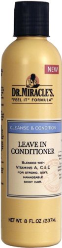 Dr. Miracles Cleanse & Condition Leave-In Conditioner 8oz (2 Pack)