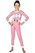 INTIMO Girls' Little Pink Ranger Pajama Set, 6