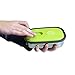 SunCraft Stainless Steel Bento Lunch Boxes - Set of 3 - Leak Proof BPA Free Food Storage Containers - Fork and Spoon Travel Silverware Set Included - Great for Adults and Kids
