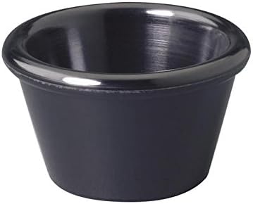 Gessner Products Company 0392BK Ramekin Smooth Black 2 oz (SET OF 72 PER CASE)