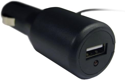 Champion CWP-DCUSB-IPHO DC Car Charging Adapter and USB Charging Cord for Apple Branded Devices - Carrier Packaging - Black