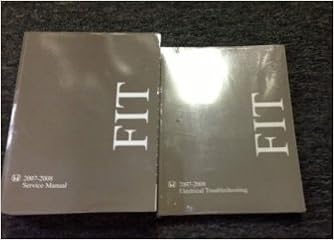2007 2008 Honda Fit Service Shop Repair Manual Set W Wiring