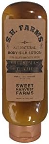 Christmas Thyme All Natural Raw Body Silk Lotion- 100% ORGANIC Ingredients - Coco Butter, Shea Butter, Vitamin E