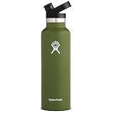 Hydro Flask 21 oz Water Bottle, Sport Cap - Olive