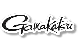 DECALS Gamakatsu Black Bait USA Tackle Box Lure Fishing - Sticker Graphic - Auto, Wall, Laptop, Cell, Truck Sticker for Windows, Cars, Trucks