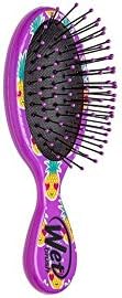 WetBrush Mini Happy Hair UltraSoft Bristles Travel Perfect Brush Suitable for All Hairtypes Smiley Pineapple - Image 3