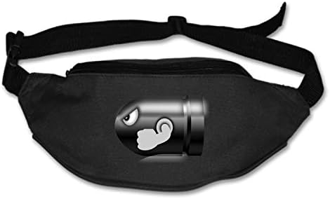 Slim Profile & Lightweight Waist Pack Water Resistant Bullet Munition Angry Storage Smartphone & More Travel, Runners, Hikers, Men & Women