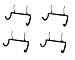Lehigh Group/Crawford #SHDH Super Power Drill Holder - 10 LBS, Sold as 4 Pack