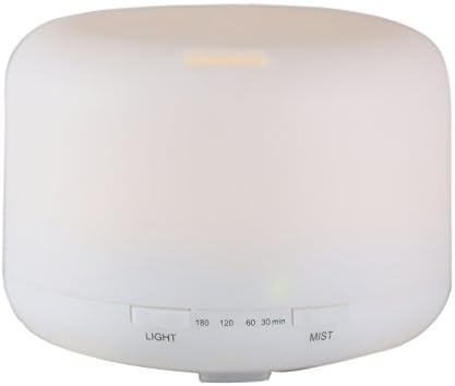 Euro Style Collection Ultrasonic 80 ML Oil Diffuser with LED Light