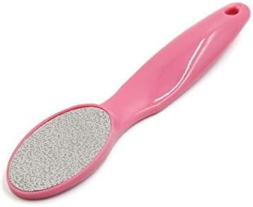 DealMux Pink Handle Foot Rasp File Scrubber Hard Dead Rough Skin Callus Remover Tool