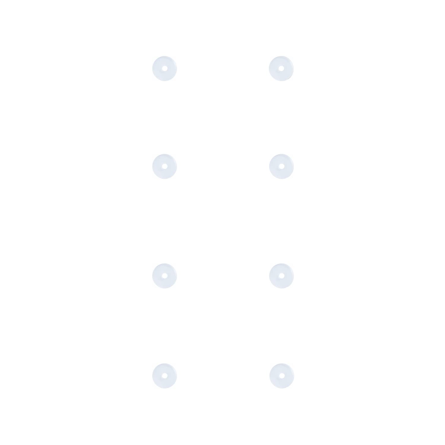 Decentraland 3MM 8PCS Clear Piercing Disc for Piercing Bump,Pressure Silicone Earrings for Keloids Healing Pads Belly Button Piercing Kit