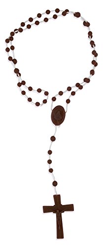 Plastic Economy Rosary - Made in Italy (Brown)