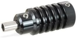 1" Black Aluminum Alloy Tattoo Machine Grip