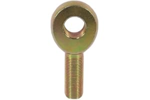 QS Components RER10, 5/8 X 5/8-18 Solid Rod Eye, Rod End, Heim Joint, Yellow Zinc