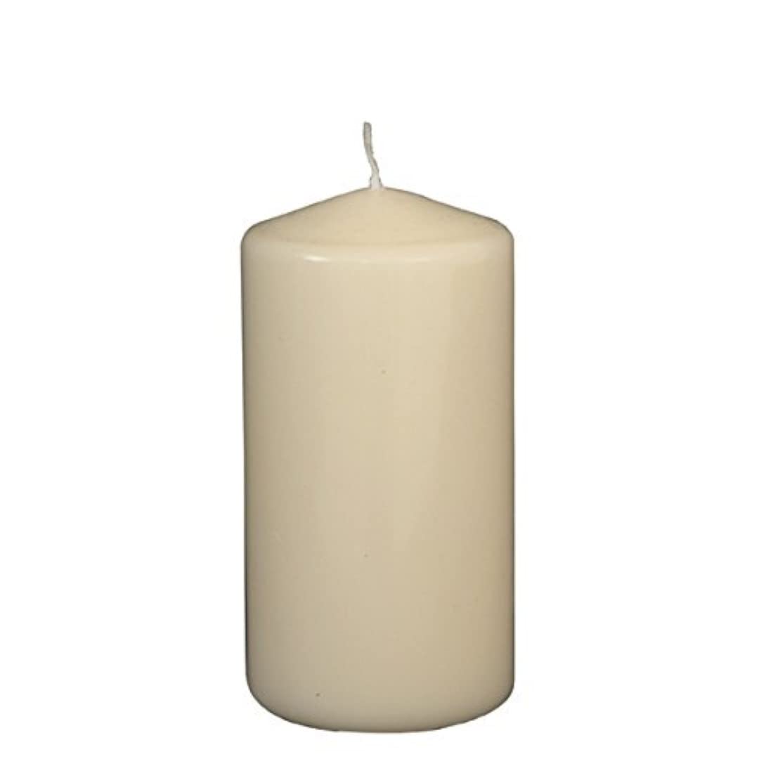 Genware NEV-PLC15 Pillar Candle, 15 cm H x 8 cm Diameter, Ivory