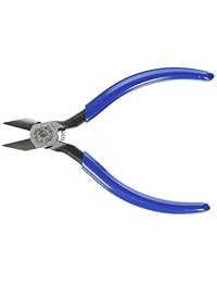 Klein Tools d244   5 C 5 Inch Electronics diagonal cutting pointed Nariz, estrecho Mandíbulas