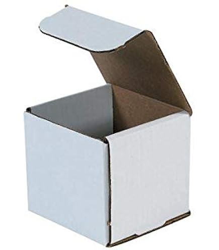 Amazon.com: White Shipping Boxes 4x4x4 Heavy Duty, Lightweight, 4