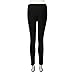 Lookatool Women High Waist Skinny Leggings of Patchwork Mesh Push Up Yoga Pants (S, black)