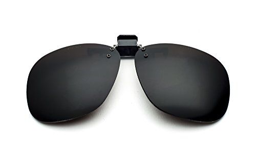 BoroView Shade #5 Brown Lens - Lampworking Plastic Clip on Flip up Glasses