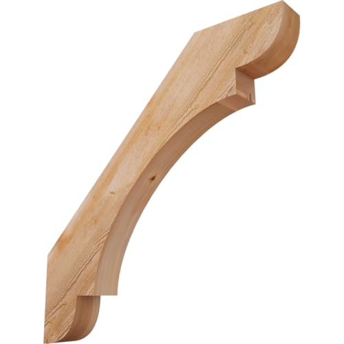 Ekena Millwork BRC04X34X34OLY00RWR 4"W x 34"D x 34"H Olympic Rough Sawn Knee Br…