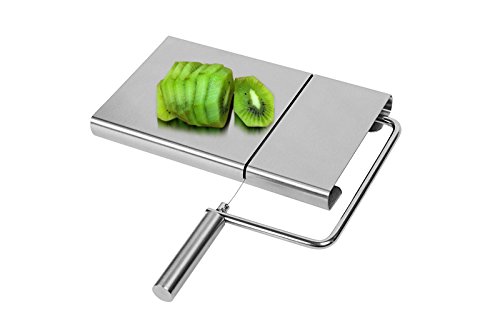 Cheesse slicer- iNeibo Cheese Cutter with Cutting Board and Cutting Wires for Cheese, Butter, Meat,Fruits, Vegetables, Chocolate, Nuts, Gingers, Cake