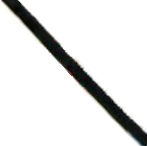 2 Meters of 3mm Black Flat Suede Leather Lace Cord (Many Colors Available)