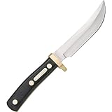 Old Timer 165OT Woodsman 9.3in High Carbon S.S. Full Tang Fixed Blade Knife with 5in Clip Point Blade and Sawcut Handle for O