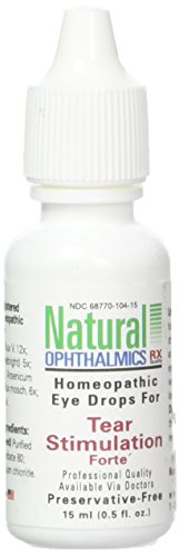 Natural Ophthalmics Tear Stimulation Forte Eye Drops, 0.5 Ounce (Best Natural Tears Eye Drops)