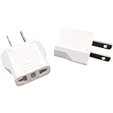 Unidapt US Usa Plug Adapter Power Converter AC Eu European to America (Pack of 2)