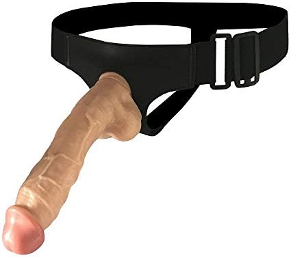 Strápǒn for Pèggīng Soft Wand Hàrněss Role Play - 8 Inch (Color : Beige)