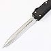 OTF Double Action Safety Knife Aluminum + Carbon Fiber Handle