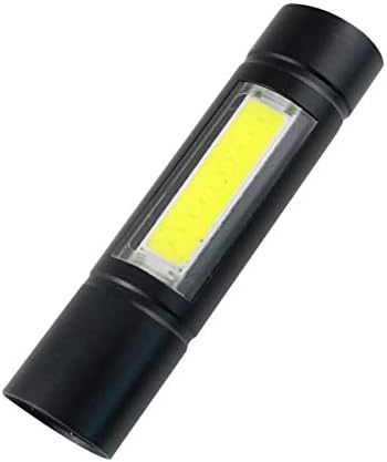 USB Rechargeable Flashlight,Mini Handheld Light Built-in COB Side Light,Ultra Bright 3 Modes Pocket Light