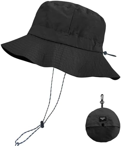 RAINS Bucket Hat Black Waterproof and Windproof Lightweight Unisex Hat for Men and Women - for Travel and Outdoor Use - 2 Year Warranty at Amazon Women's Clothing store RAINS Bucket Hat Black Waterproof and Windproof Lightweight Unisex Hat for Men and Women - for Travel and Outdoor Use - 2 Year Warranty at Amazon Women's Clothing store