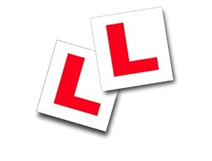 2 X L Platte magnetische Außen KFZ NEU Paar Lernenden Platten Secure ...