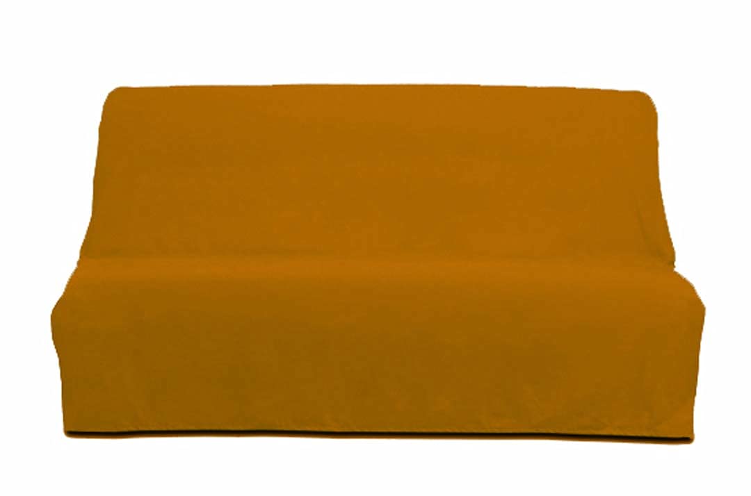 Soleil d'ocre Panama Sofa Bed Cover Cotton Yellow 190 x 204 cm