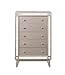 Coaster Furniture Leighton Chest Metallic Mercury 204925