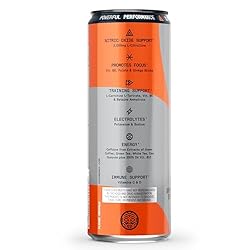 ZOA+ Pre-Workout Sugar-Free Energy Drink, Orange