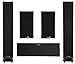 Polk Audio Home Theater Speaker Surround Sound System, Includes 2 LSiM705 Floor-Standing Tower Speakers + 1 LSiM706c Center Channel Speaker + 2 LSiM703 Bookshelf Speakers (Midnight Mahogany)thumb 1
